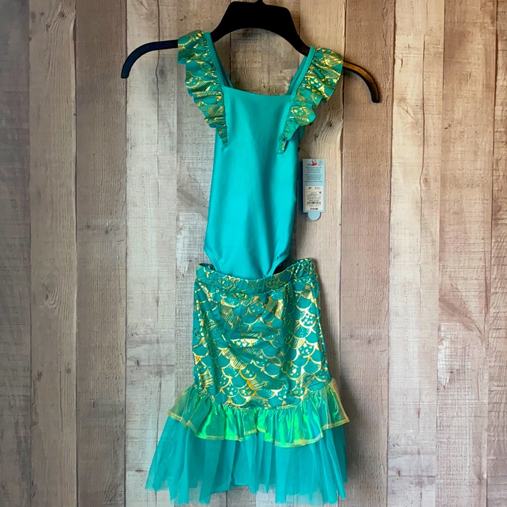 NWT Cat & Jack Mermaid Bathing Suit